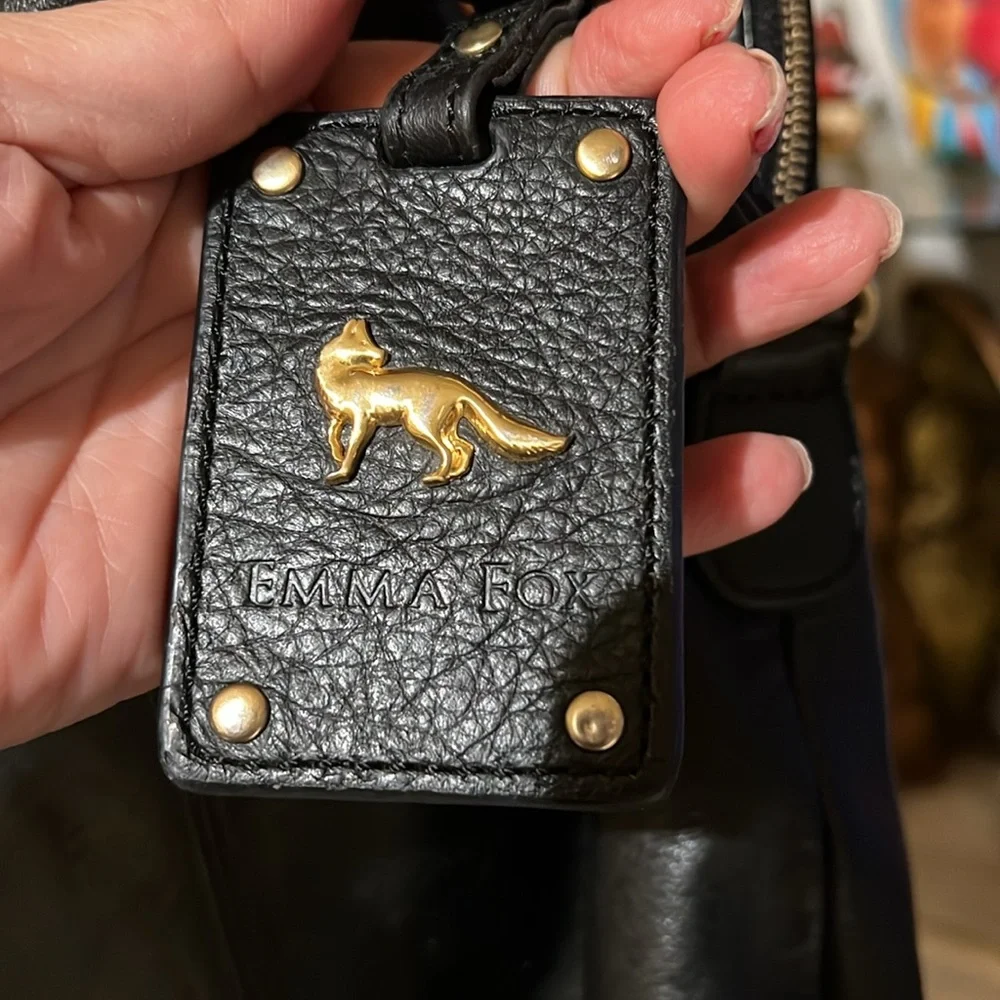 Emma Fox kiss lock satchel 17 x 12 - Picture 5 of 14